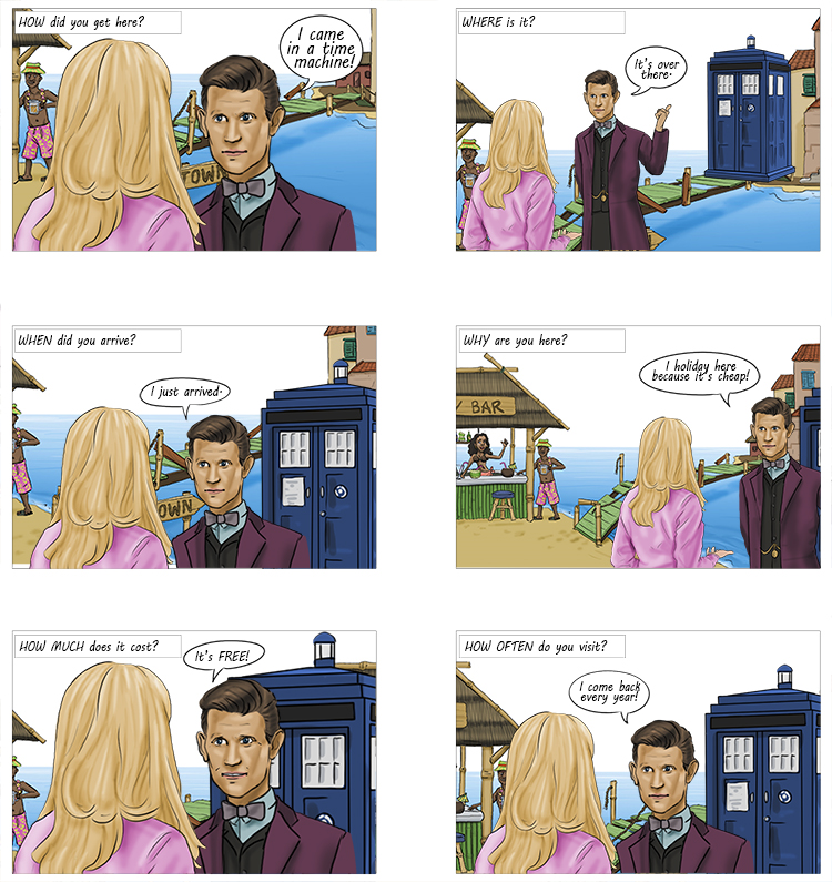 The Dr Who story goes as follows: