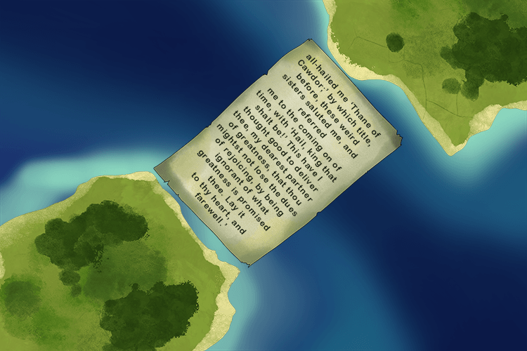 Between the two islands (aisle) was a giant passage