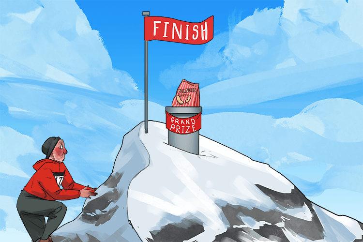 It was a tainted (attain) feeling of joy. I'd succeeded in achieving what I'd worked towards, but the reward wasn't worth it