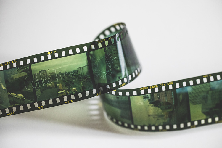 Please see below for an example of celluloid used in the film industry.