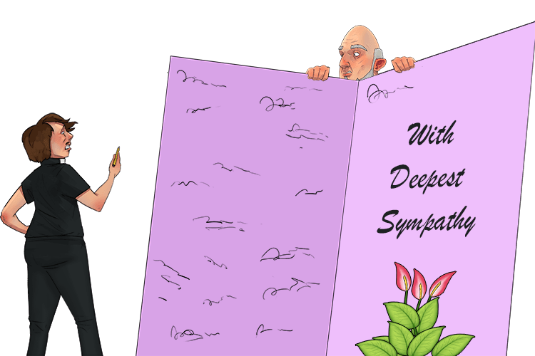 The priest didn't condone violence (condolence) and expressed his sympathy