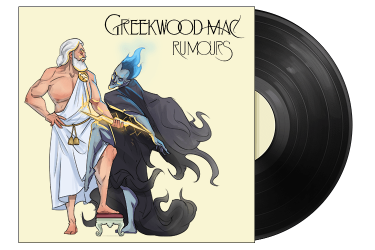 "Did you listen to this vinyl (divine) record?" The singing gods are extremely good