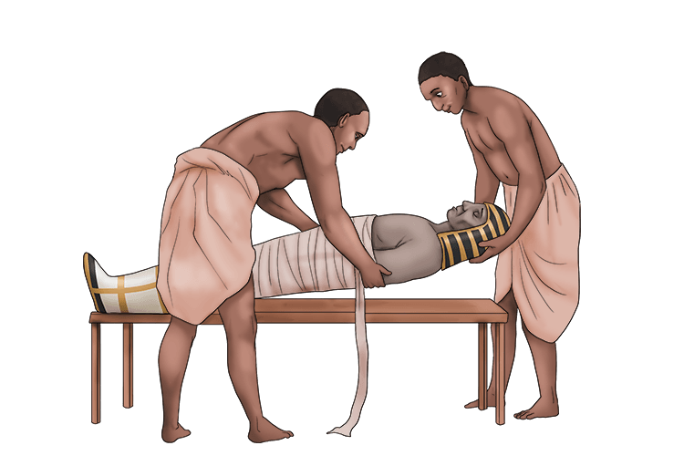 Embalming the body meant (embodiment) it would last thousands of years and future generations would see a visible form of the idea of an ancient Egyptian. 