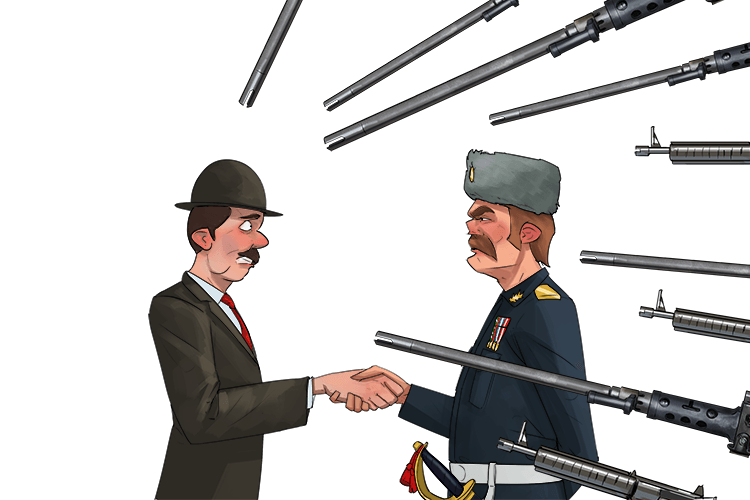 This is an eminent civil servant, and it is necessary (emissary) to send him abroad to represent us and take part in discussions