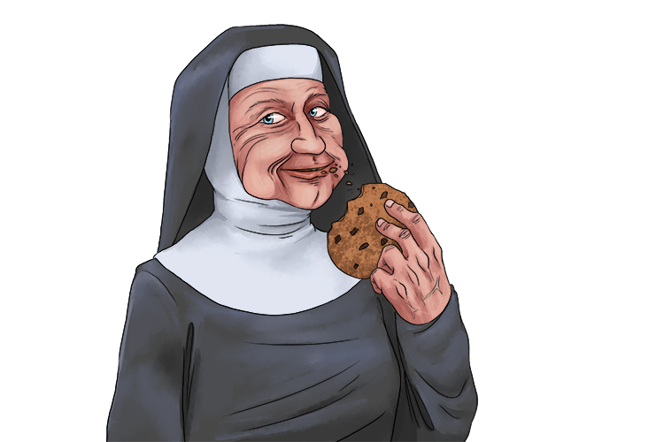 A nun, she ate (enunciate) a plateful of biscuits and could not speak clearly until she finished.