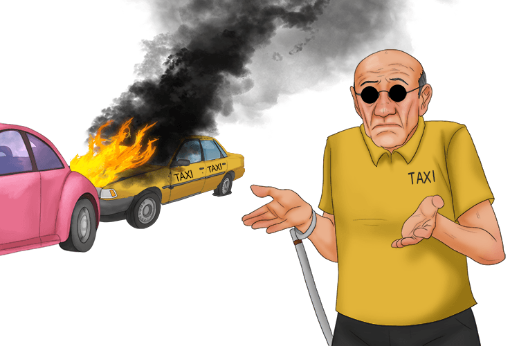 He lied about his ability (liability) to do the job. He was legally responsible for the damage, and his handicap put him at a disadvantage.