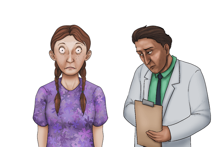 The doctor put the teen's malfunction (petit mal) down to mild seizures indicated by a blank stare.