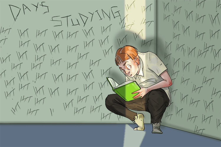 The student was serious (studious) about doing well in the exam so spends a lot of time studying