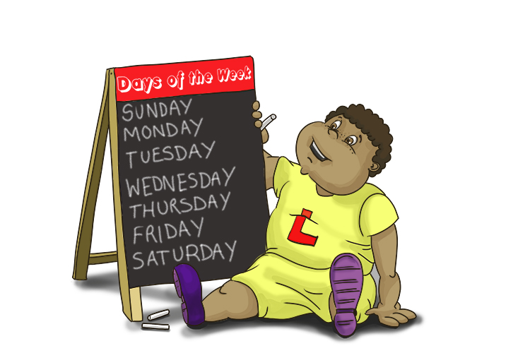 The days of the week in French are all masculine, so it would be le lundi, le mardi, le mercredi, le jeudi, le vendredi, le samedi and le dimanche. However, in practice, the “le” is rarely used before the name of a day.