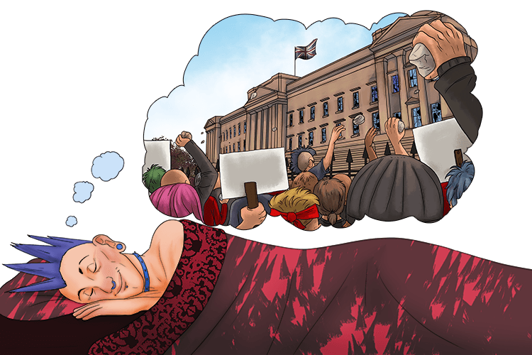 He had a dream of a revolution (rêve).