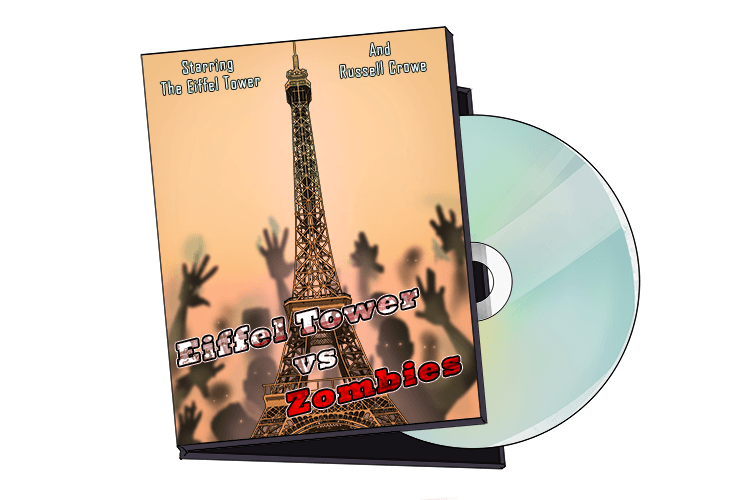 The film was about the Eiffel tower