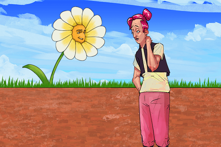 The flower was flirting (fleur) with me