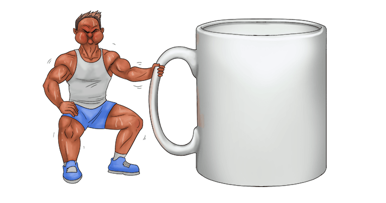 One hand couldn't life the mug (main).