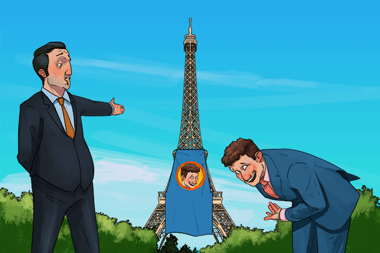 To be given the Eiffel Tower was an honour