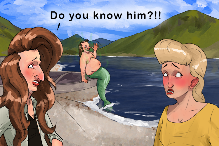 Do you know who is sat by the reservoir (savoir)