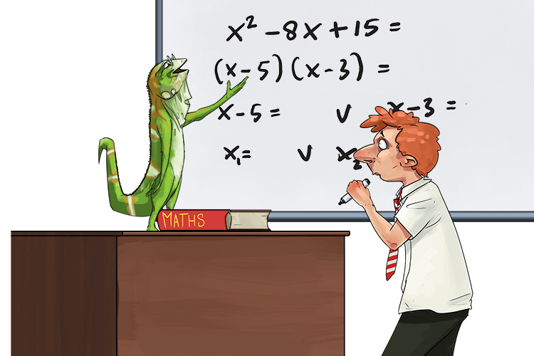 A lizard taught my maths lesson, it was bizarre (lézard)