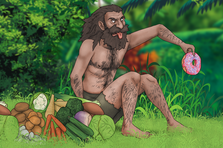 He lived in nature and would only eat natural (nature) food.