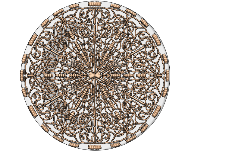 I arranged the pasta into elaborate patterns (pâtes).