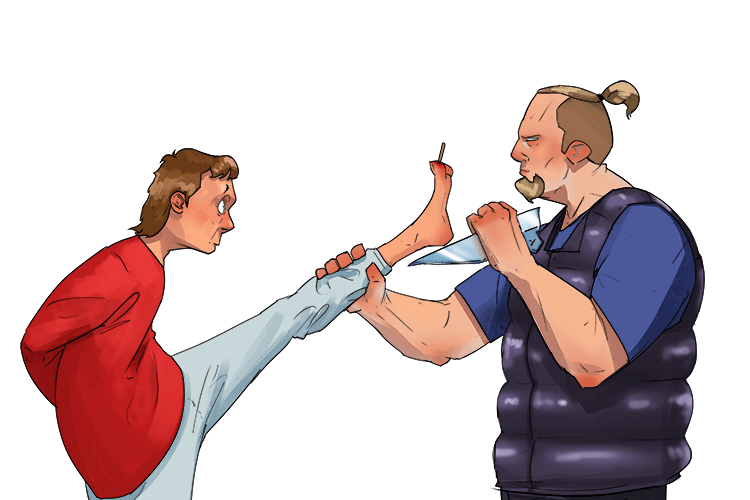 He tried to remove the splinter with a shard (écharde) of glass