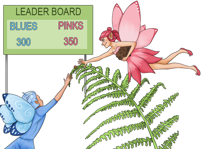 This was the national sport of the fairies to catch as many spores (sport) from this fern as they could.