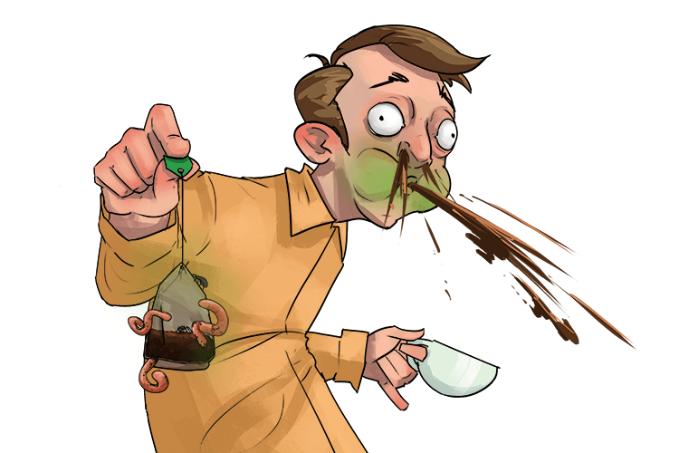 This tea tastes (tay) terrible