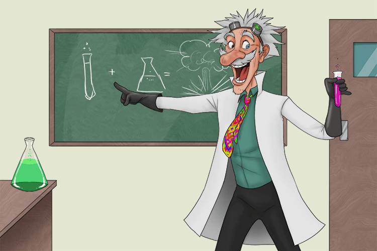 My teacher is a mad professor (professeur).