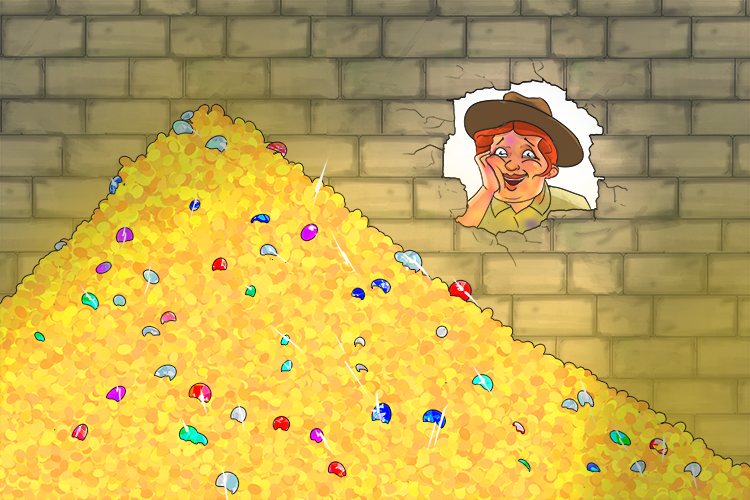 It was all too much, she cried when she found the treasure trove (trop) after all these years