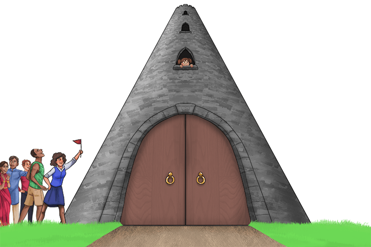 Around the tower, we took a tour (tour).