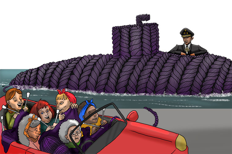 The car load (karl) do enjoy knitting (donitz) submarines for the commander in chief of the u-boats
