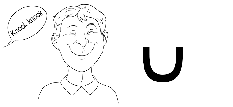 The joke made him smile