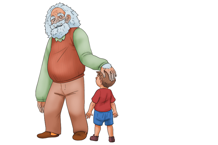 I asked my father's father, my grandfather, if he was part yeti and he said yes (yeah-yeah).