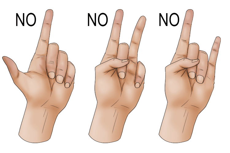 Once you the number one, what finger could possibly be next in an English speaking culture?
