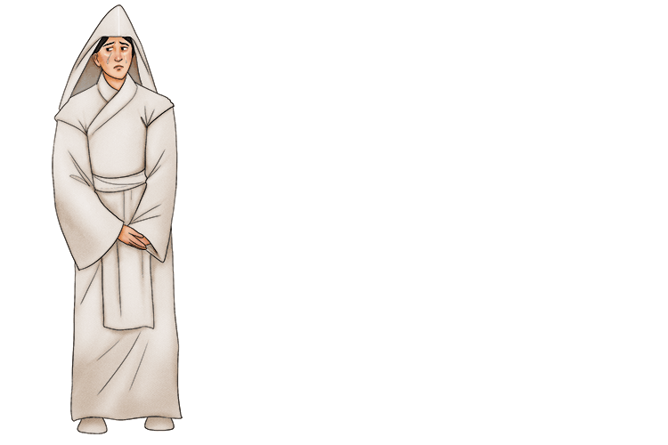 White is the traditional colour of mourning in China. At Chinese funerals, you are supposed to wear white, not black. Wearing white to festive, happy occasions is considered taboo.