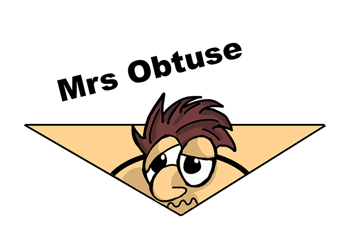 Obtuse is a subsection of triangles in geometry