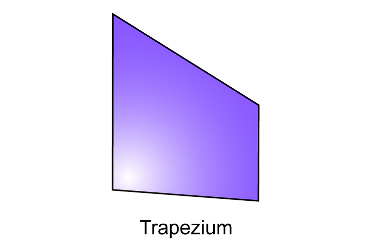 A trapezium is a quadrilateral