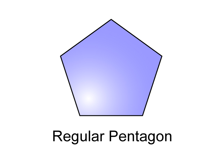 This is a regular pentagon