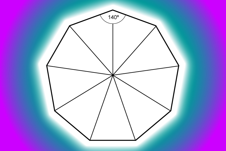 A nonagon is a polygon with 9 sides Mammoth_Memory_Maths