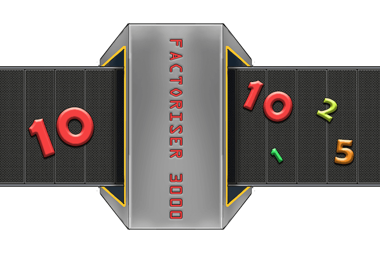 The factory (factor) produces numbers that divide exactly into another number