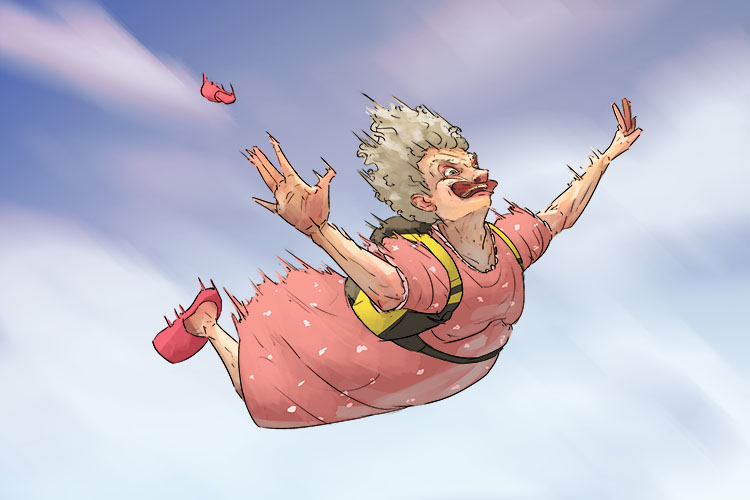 My great gran (gran) just turned 100 but still enjoys skydiving