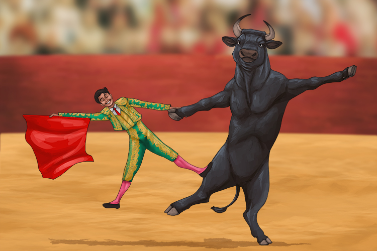 The kill at bullfights has ceased in many areas but the matadors artistic (matar) display is still the main feature.