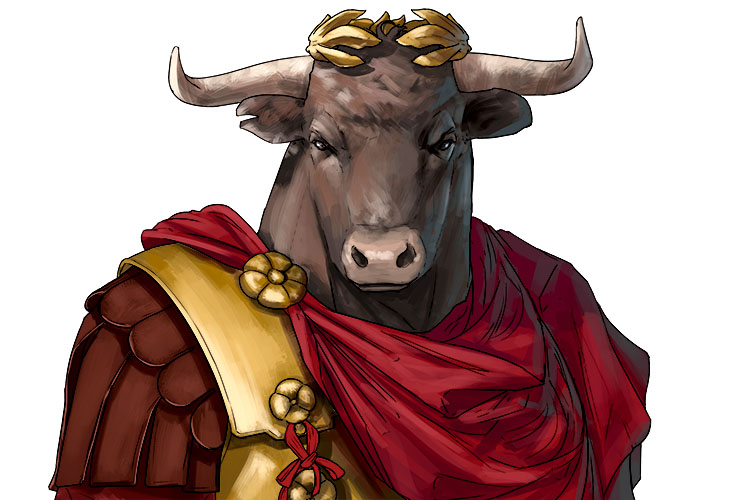 The bull was a natural leader (líder)