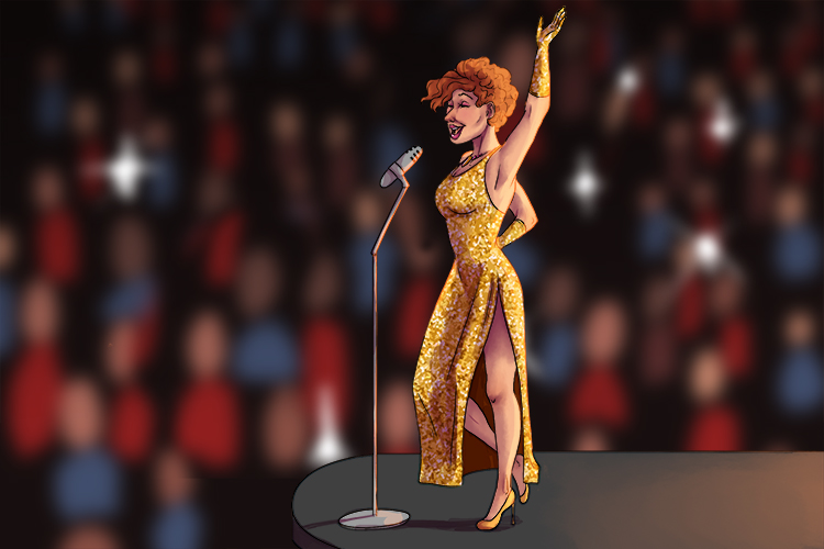 Canción is feminine, so it's la canción. Imagine a lady on stage, singing a song. 