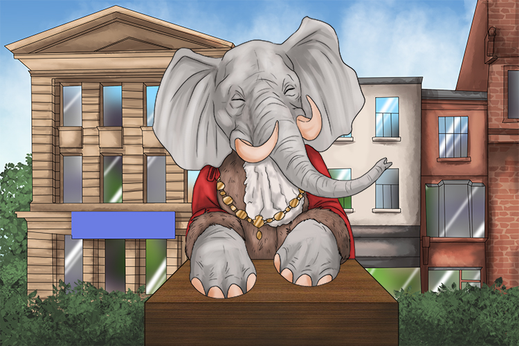 Pueblo is masculine, so it's el pueblo. Imagine an elephant being elected town mayor.