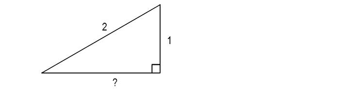 And ? is easily solved using the Pythagoras theorem.