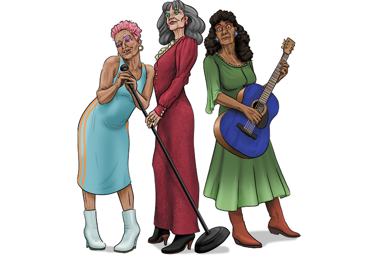 Banda is feminine, so it's la banda. Imagine an all-ladies band.