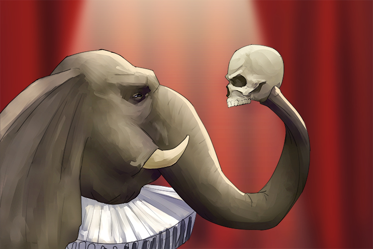 Teatro is masculine, so it's el teatro. Imagine an elephant performing at the theatre.