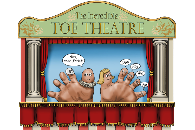 I'm certain I never want to see a theatre show done by toes (cierto) again!