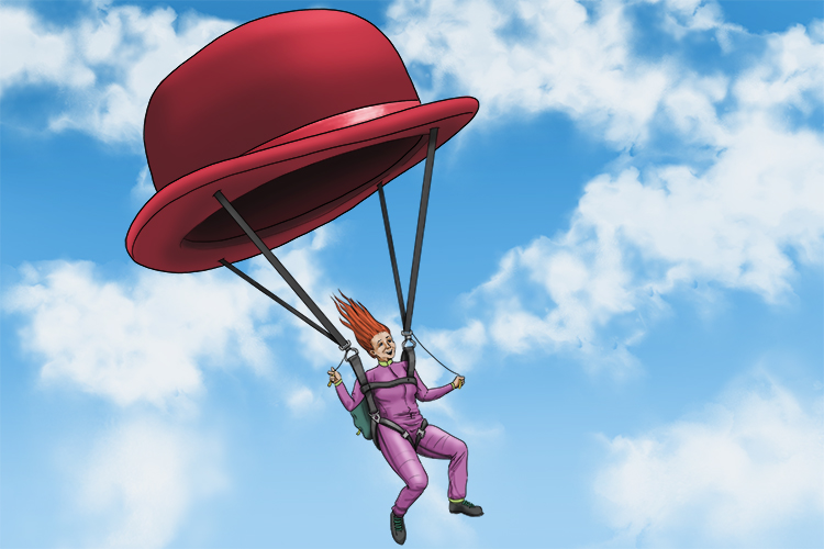 You can fly with a bowler hat – but it has to be large (volar).
