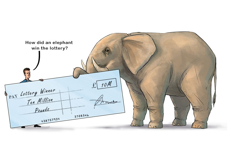 Cheque is masculine, so it's el cheque. Imagine an elephant being presented with a cheque.