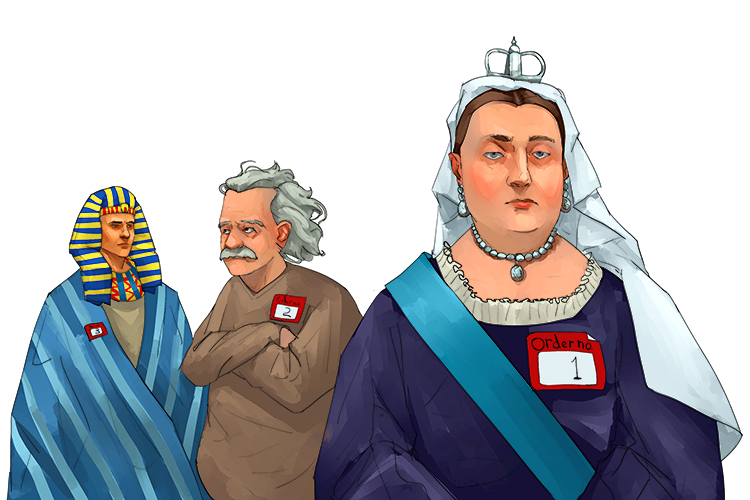 History is easy – you could start with Queen Victoria (historia).
